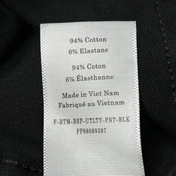 Everlane The Organic Utility Pant Mid Rise Straight Leg Navy Black Women 2 NWOT - Picture 13 of 13